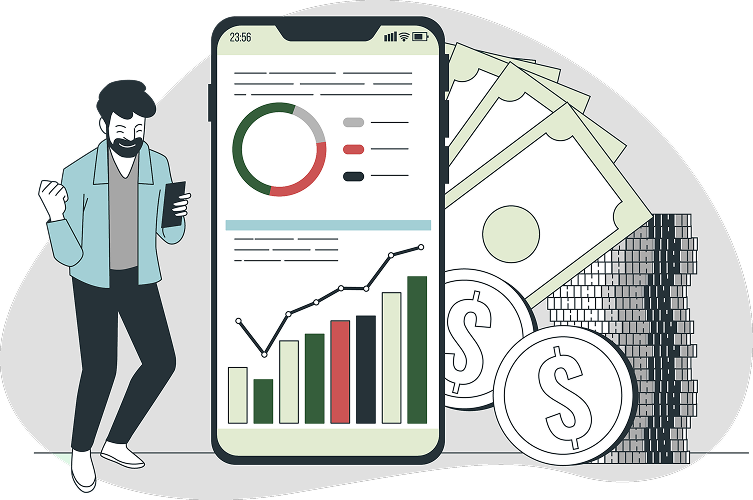 Illustration representing accounting