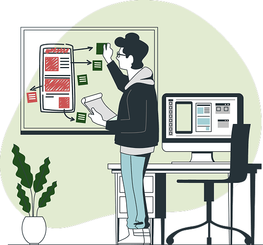 Illustration representing accounting